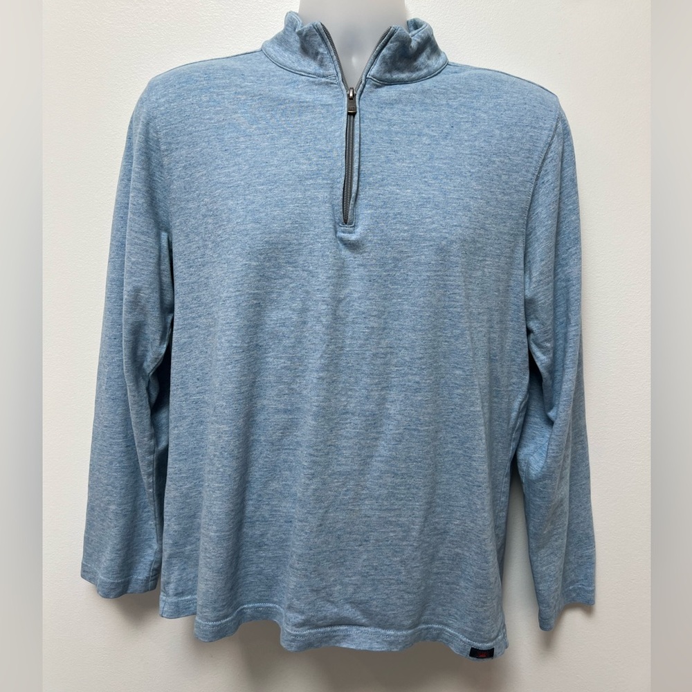 Faherty quarter-zip in blue | medium (fits like small)